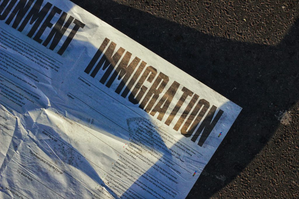 net immigration in the UK